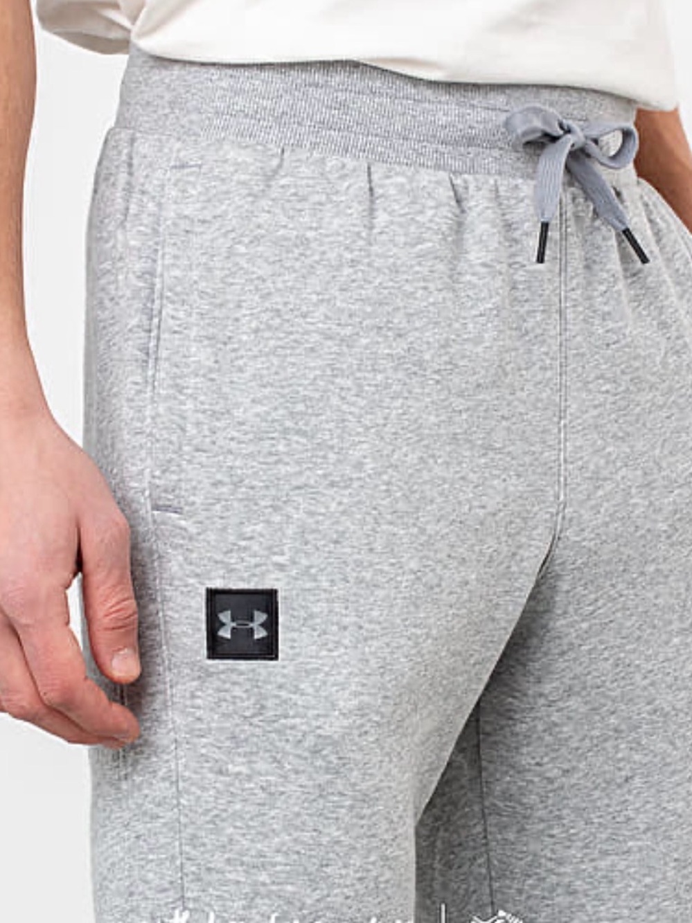 Under Armour Light Grey Athletic Drawstring Sweatpants
